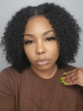 Kinky curl 7x5 glueless wig 18inches