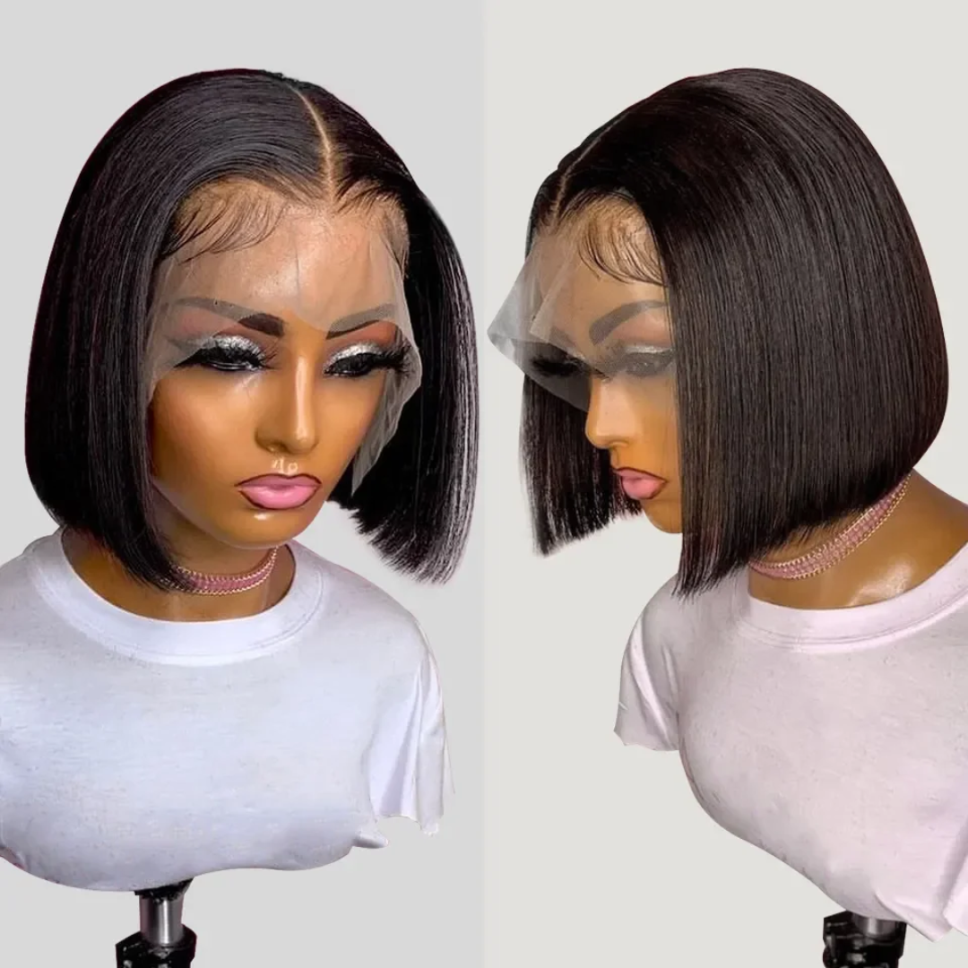 13x4 Glueless Bob Wig – Top Quality 12A Hair for a Seamless Look