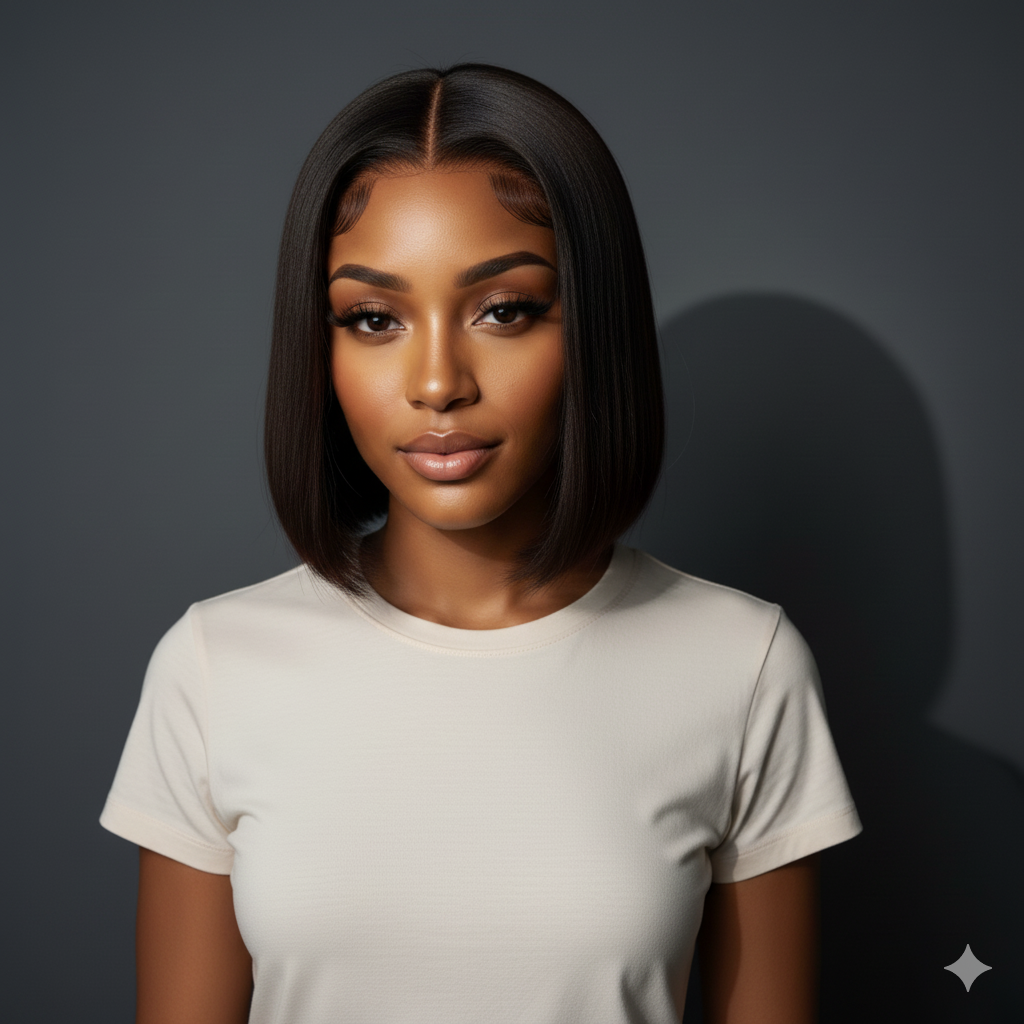 13x4 Glueless Bob Wig – Top Quality 12A Hair for a Seamless Look