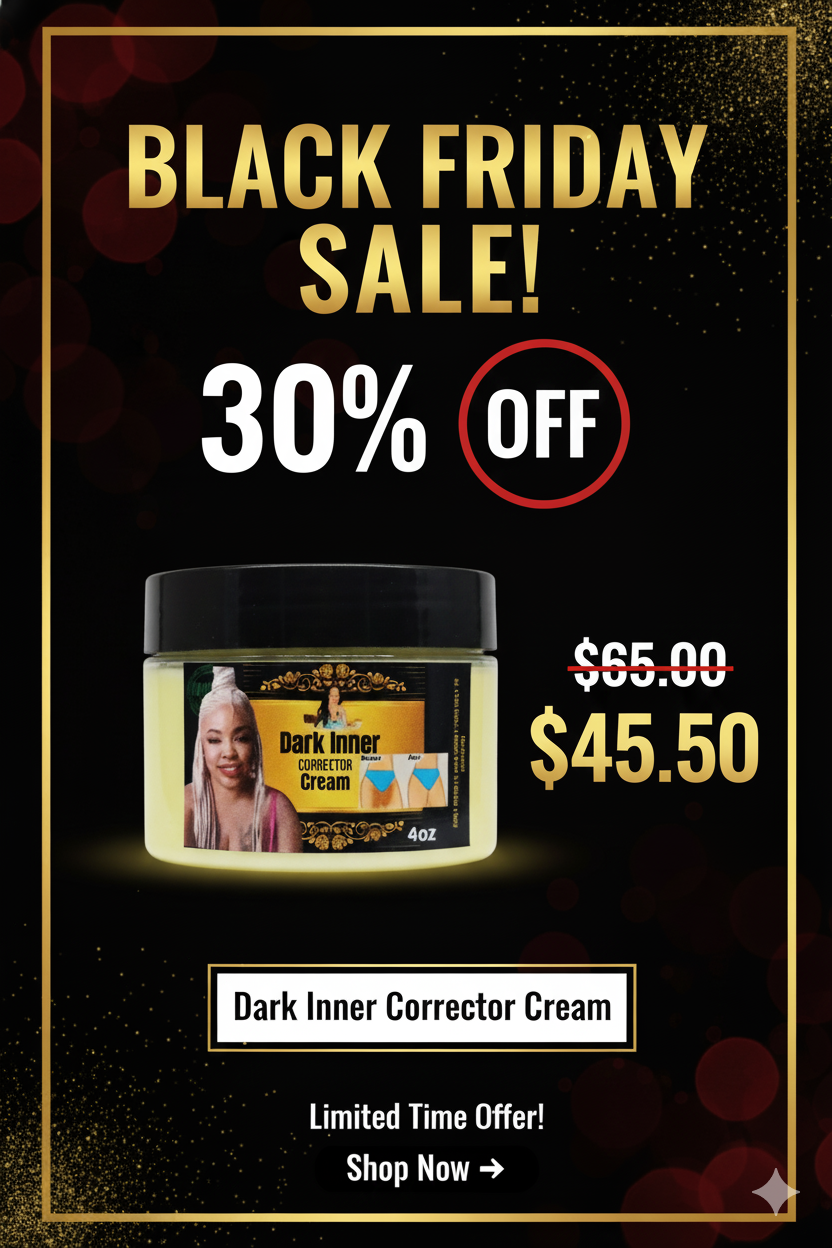Dark inner thigh cream