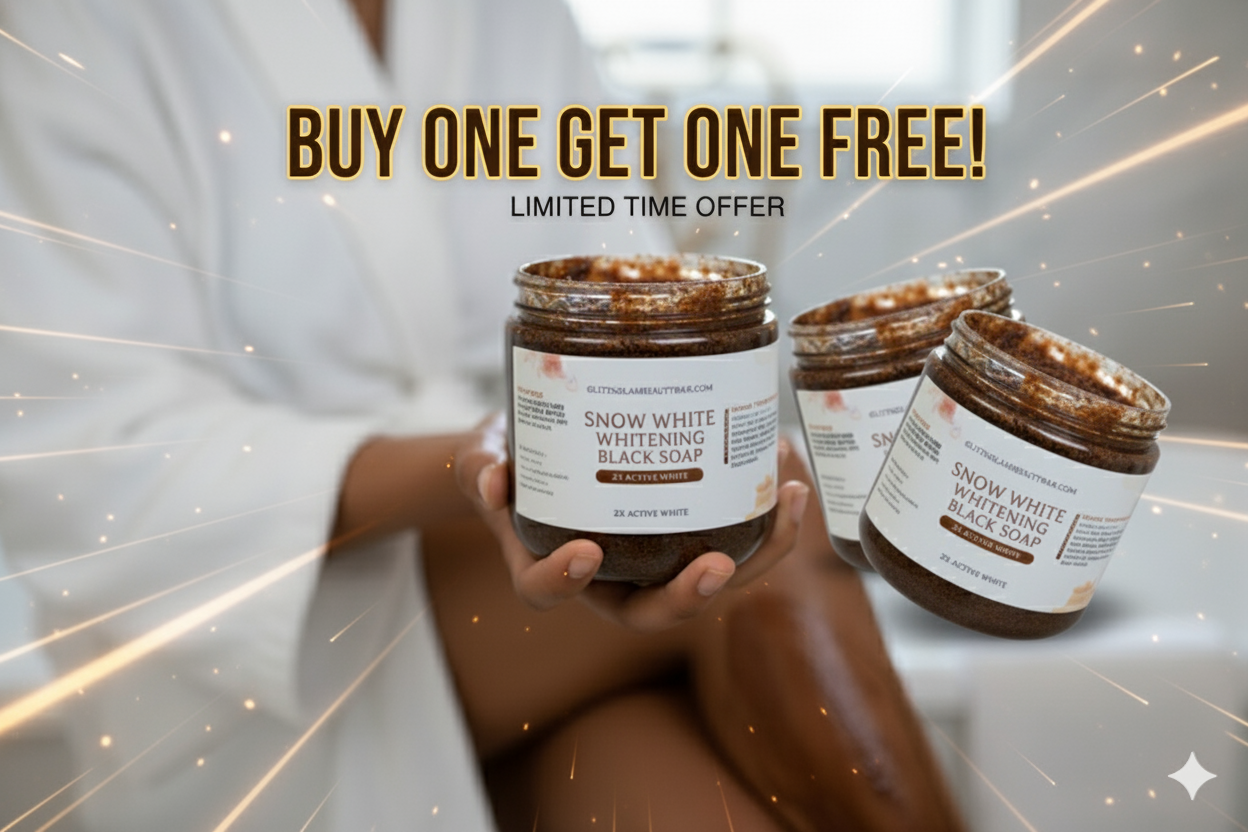 Snow white black soap BOGO save $55