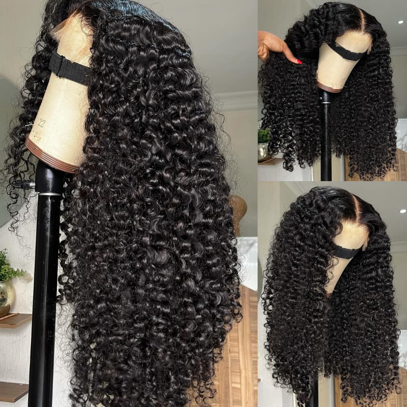 13x4 Glueless Lace Front Wig | 250% Density | Luxurious Burmese Curl | 12A Virgin hair